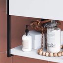 Ver imagem 3 de Gabinete de Banheiro Suspenso 50cm com Cuba Moly Branco Z54 - Mpozenato