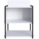 Ver imagem 2 de Gabinete de Banheiro Suspenso 50cm com Cuba Moly Branco Z54 - Mpozenato