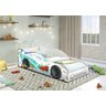Cama Infantil Carro Aerofólio Branco com Colchão - 5