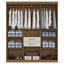 Ver imagem 2 de Guarda Roupa Casal 7 Portas 156 Cm Cancun Atacama Areia Armoveis