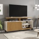 Ver imagem 3 de Rack Capixaba Cinomomo Off White Ripado