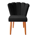 Ver imagem 3 de Kit 4 Cadeiras Sala de Jantar Estofada Pétala Twdecora Suede