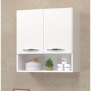 Ver imagem 5 de Módulo Armário Organizador Aéreo De Parede Banheiro Lavabo