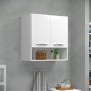 Ver imagem 1 de Módulo Armário Organizador Aéreo De Parede Banheiro Lavabo