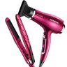 Kit Secador e Chapinha Chrome Pink Mondial 110V - 1