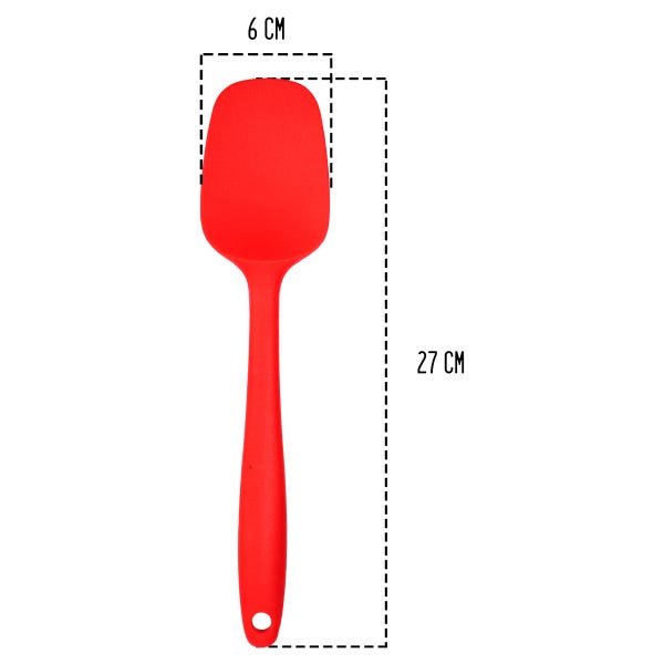 Termômetro Digital Culinário + Espátula De Silicone Vermelha - 2