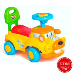 Carrinho Andador Infantil bebê Dog Amarelo - 5