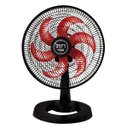 Ver imagem 1 de Ventilador Mesa Lorena Preto Oscilante 220V Pás Vermelha