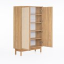 Ver imagem 4 de Armário Baixo Kaki 86cm X 34cm - Tauari Tauari - Telinha Rattan