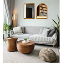 Ver imagem 4 de Espelho Emoldurado Capela Hall Freijó 50x70cm