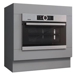 Balcão Forno Embutir Americana Cinza - Henn - 1