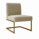 Ver imagem 1 de Cadeira Jantar Zay Zahav Sala Quarto Clínica Consultório:bege