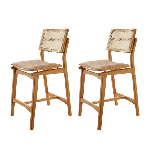 Conjunto com 2 Banquetas Eva Premium