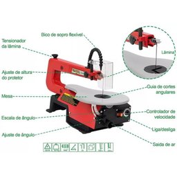 SERRA TICO TICO BANCADA 125W STM-100 LYNUS 110V/220V - 4