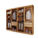 Ver imagem 2 de Closet Solteiro Hera Premium 4 Gavetas 8 Prateleiras Mdp Rufato