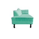 Ver imagem 5 de Recamier Decorativo Divã Amsterdã 147cm Lado Esquerdo Veludo Acqua