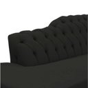 Ver imagem 2 de Recamier Decorativo Divã Styllus Lado Esquerdo Suede Preto