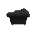 Ver imagem 5 de Recamier Decorativo Divã Styllus Lado Esquerdo Suede Preto