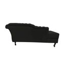 Ver imagem 6 de Recamier Decorativo Divã Styllus Lado Esquerdo Suede Preto