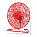 Ver imagem 2 de Ventilador Jan Oscilante Mesa 220V Vermelho