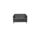 Ver imagem 3 de Kit Namoradeira e 2 Poltronas Titânio Suede Cinza