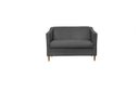 Ver imagem 3 de Kit Namoradeira e 2 Poltronas Titânio Suede Cinza