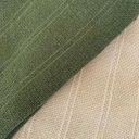 Ver imagem 2 de Kit Com 2 Mantas Decorativas Verde Oliva E Cru Para Sofá Poltronas e Camas Xale 1,20X1,80M