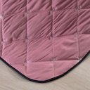 Ver imagem 4 de Kit 7 Pçs Cobre Leito Casal Queen Renove Hipercal 400 Fios Dupla Face Bordado: Preto e Rosê