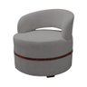 Kit 4 Poltronas para Sala Decorativa Luxo Luana Linho Cinza - 2