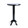 Mesa Redonda Alta Bistrô de Madeira 60cm Preto - Vivaligna - 1