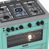 Fogao 5 Bocas Venax Temis Verde Gas Glp 220 V - 3