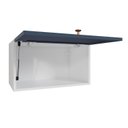Ver imagem 6 de Armário Aéreo Planejado Porta Basculante 60cm Arizona CabeCasa MadeiraOriginals Azul/Branco