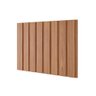 Fechamento de Cozinha Modulado Painel Ripado Gourmet Divina 80 Cm Freijo - Mgm - 1