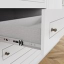Ver imagem 5 de Guarda-Roupa Casal 6 Portas 4 Gavetas com Pés Nova York Espresso Móveis Branco/ HP