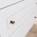 Ver imagem 6 de Guarda-Roupa Casal 6 Portas 4 Gavetas com Pés Nova York Espresso Móveis Branco/ HP