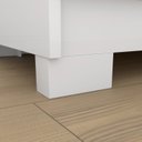 Ver mais imagens de Guarda-Roupa Casal 6 Portas 4 Gavetas com Pés Nova York Espresso Móveis Branco/ HP
