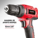 Ver imagem 4 de Parafusadeira e Furadeira Mondial Power Tools Fpf-06m Parafusadeira e Furadeira Fpf-06m Bivolt .