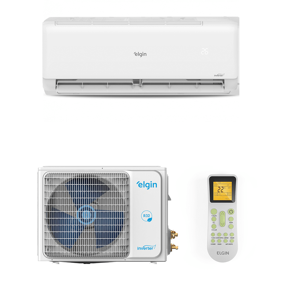 Ar Condicionado Split Hi Wall Eco Ii Inverter Elgin 18.000 Btus Frio 220v