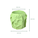 Ver imagem 2 de Vaso Decorativo Papel Amassado Naidex Home- Verde Matte