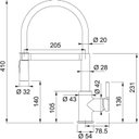 Ver imagem 3 de MISTURADOR MONOCOMANDO LINA DUAL JET ALTO BRILHO/PRETO