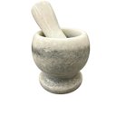 Ver imagem 1 de Pilão de Mármore com Socador Cinza 11cm x 11cm Wolff