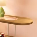 Ver imagem 4 de Aparador Buffet Infinity com Pés em Aço e Detalhe em Vidro Cinamomo