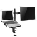 Ver imagem 1 de Suporte de Mesa Duplo para Monitor e Notebook Tm22nb