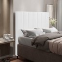 Ver imagem 2 de Cabeceira Malibu Para Cama Box King 195 cm Corino Branco - D’Rossi