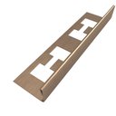 Ver imagem 1 de Perfil "l", Aço Inox 304, Escovado, Bronze - 2 X 12 X 2000 Mm