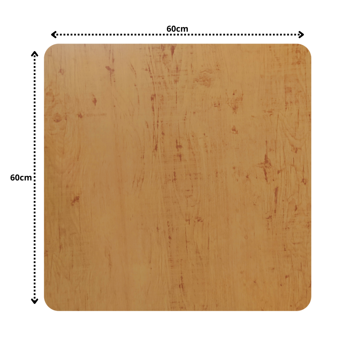 Mesa Bistrô Baixa Estrutura Aço Tampo Mdf Cozinha Bar Quadra Mel - 3