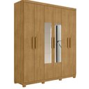 Ver imagem 4 de Guarda Roupa 3 Gavetas e 6 Portas Chade Naturalle Off White