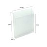 Porta Folder de Parede em Acrílico - Grande - 2