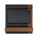 Ver imagem 2 de Painel para TV até 65 Polegadas 150cm MDP com Portas Basculantes Madeirado Preto Multimóveis