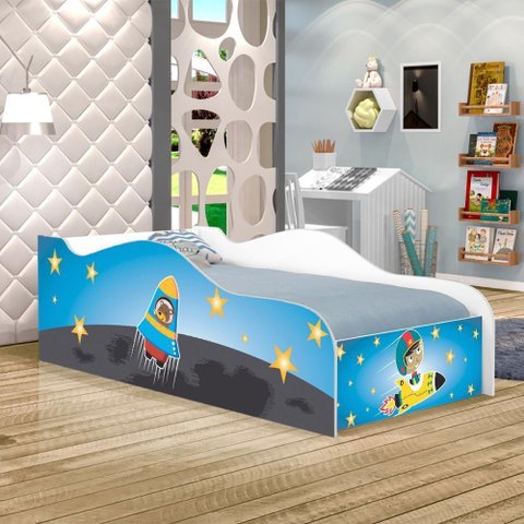 Cama Like Astro no Espaço Solteiro